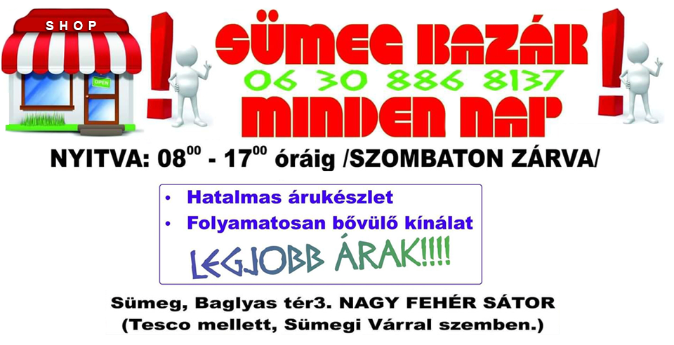 Sümeg bazár logója